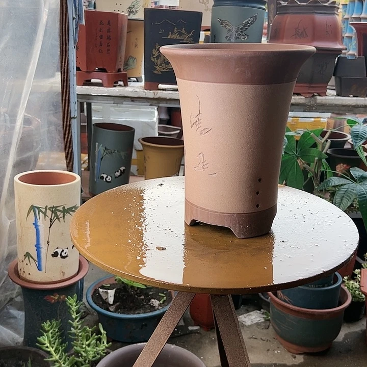 宜兴紫砂花盆花盆A121