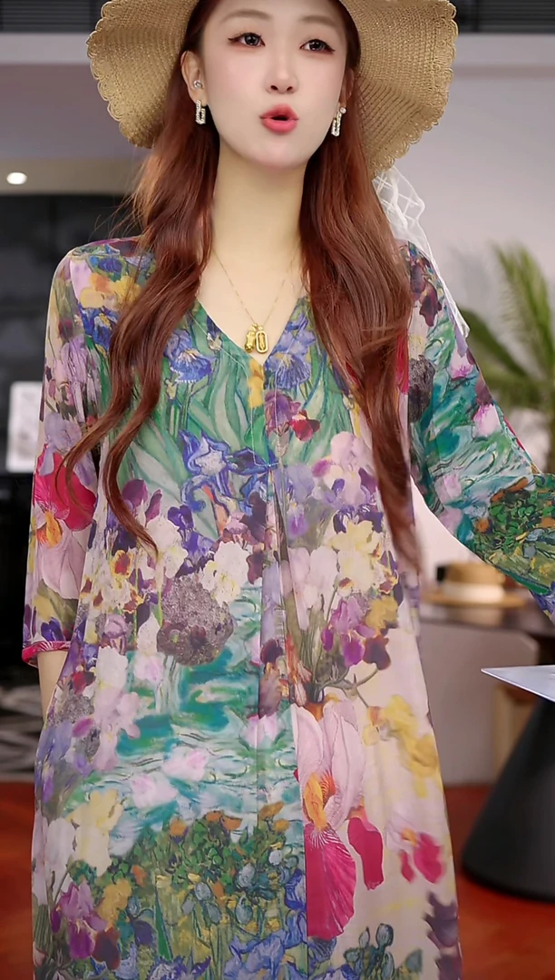 YJ-2025新款气质时尚连衣裙