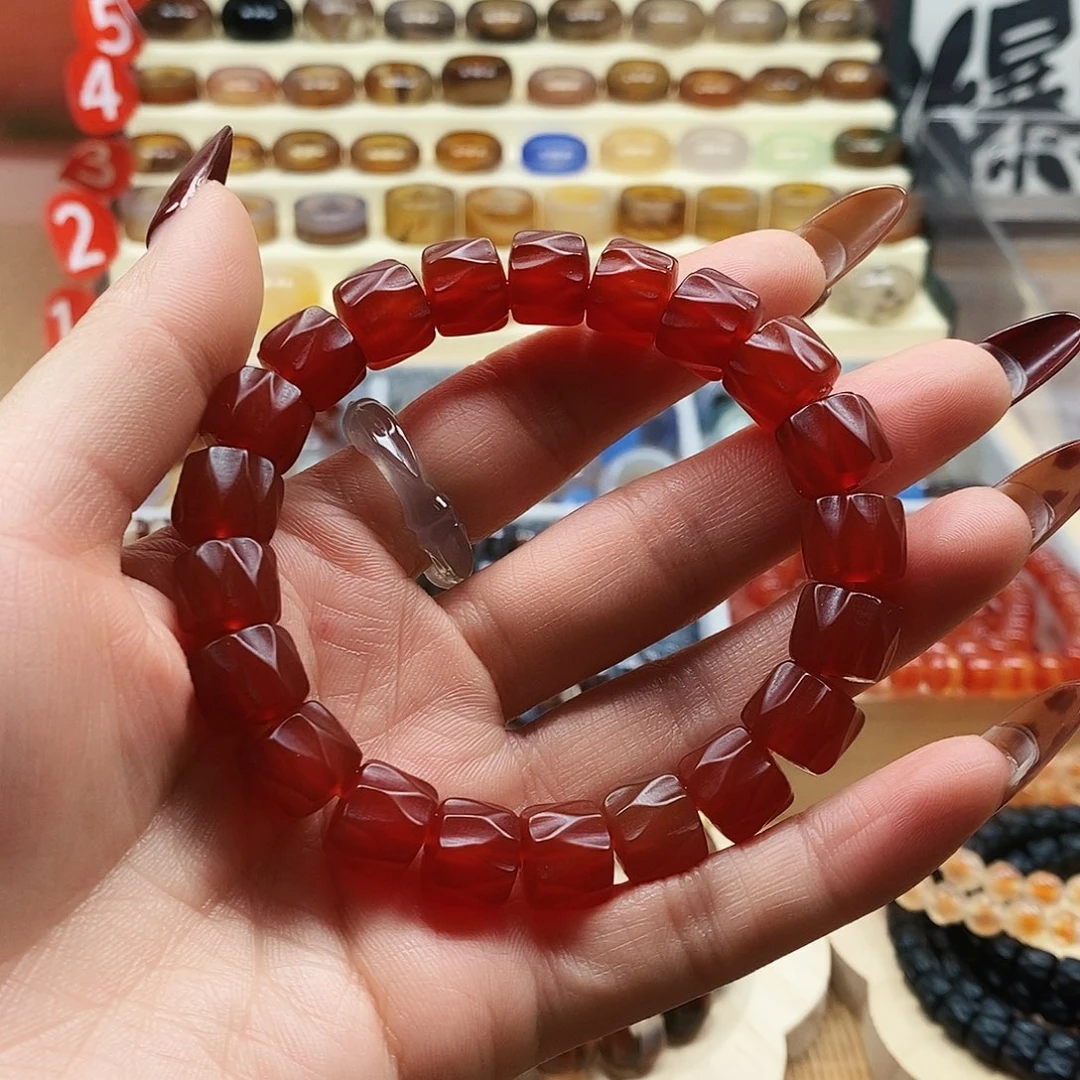 嘉****玛瑙/玉髓未镶嵌戒指