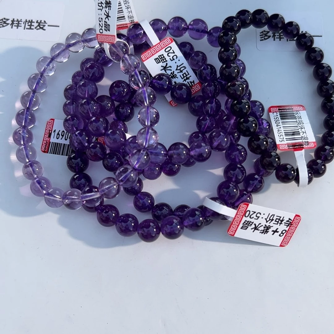 水晶手链未镶嵌多样性发一8+