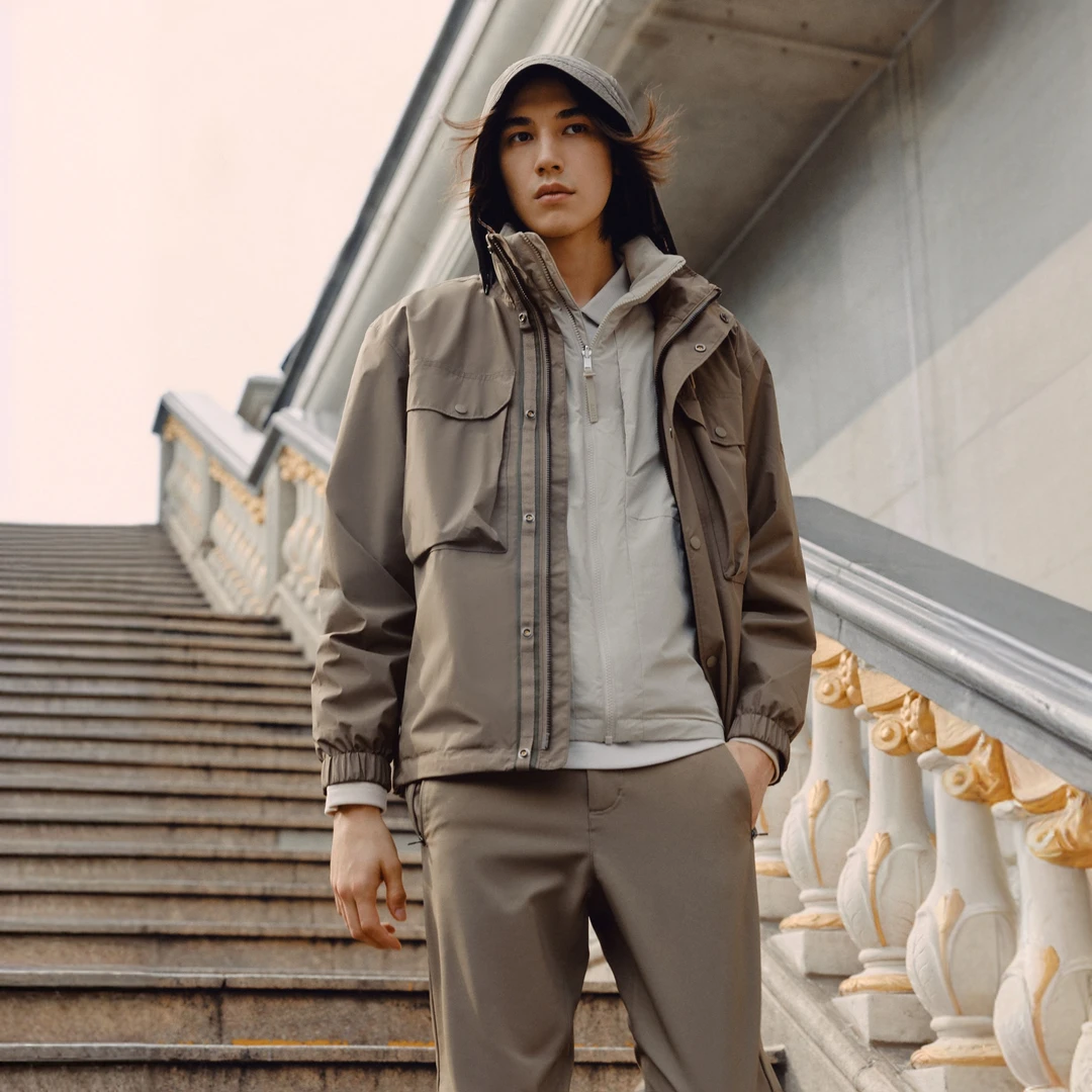 【25年黑标夹克】AIGLE艾高秋冬GORE-TEX防水透汽户外时尚夹克BL90