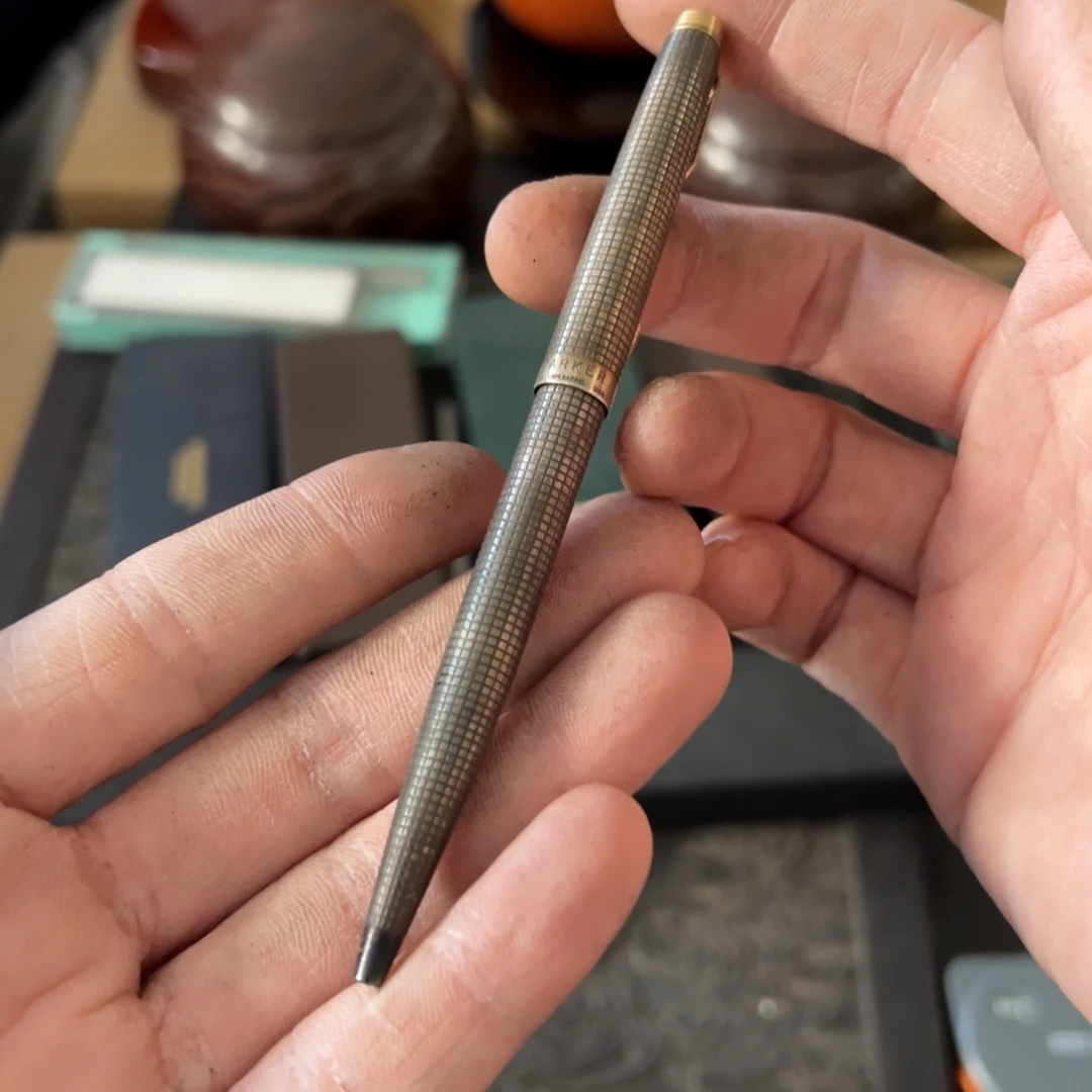 银日本中古工艺品摆件