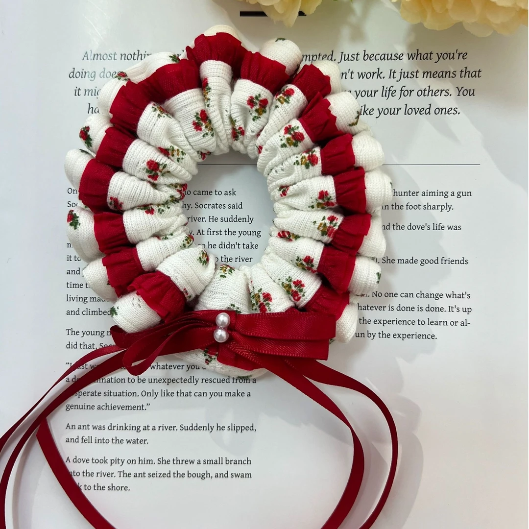 【羊了个羊玩法】原创设计甜美发圈/蛋糕  少女风气质风  混拆