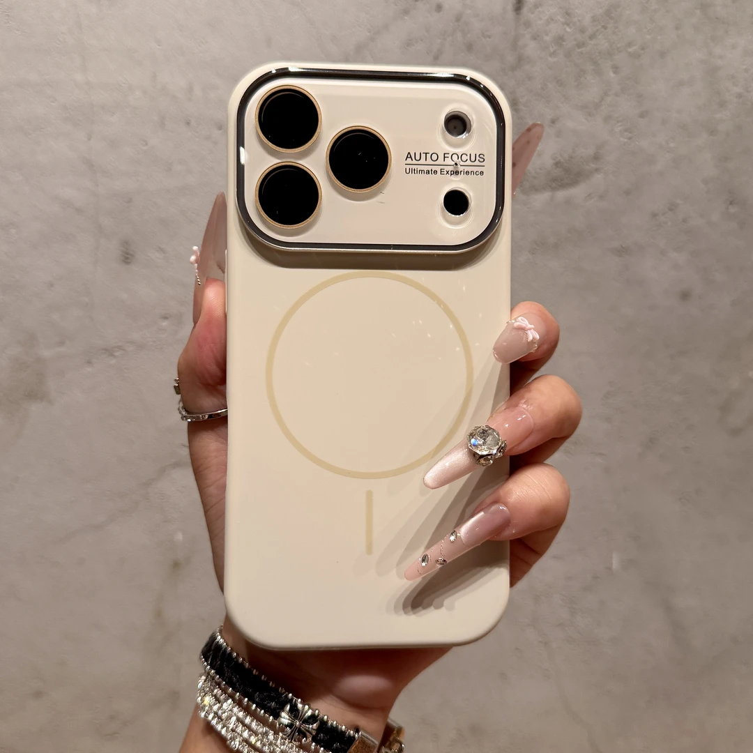 高级感大视窗液态磁吸适用苹果16/17pro max手机壳iPhone15