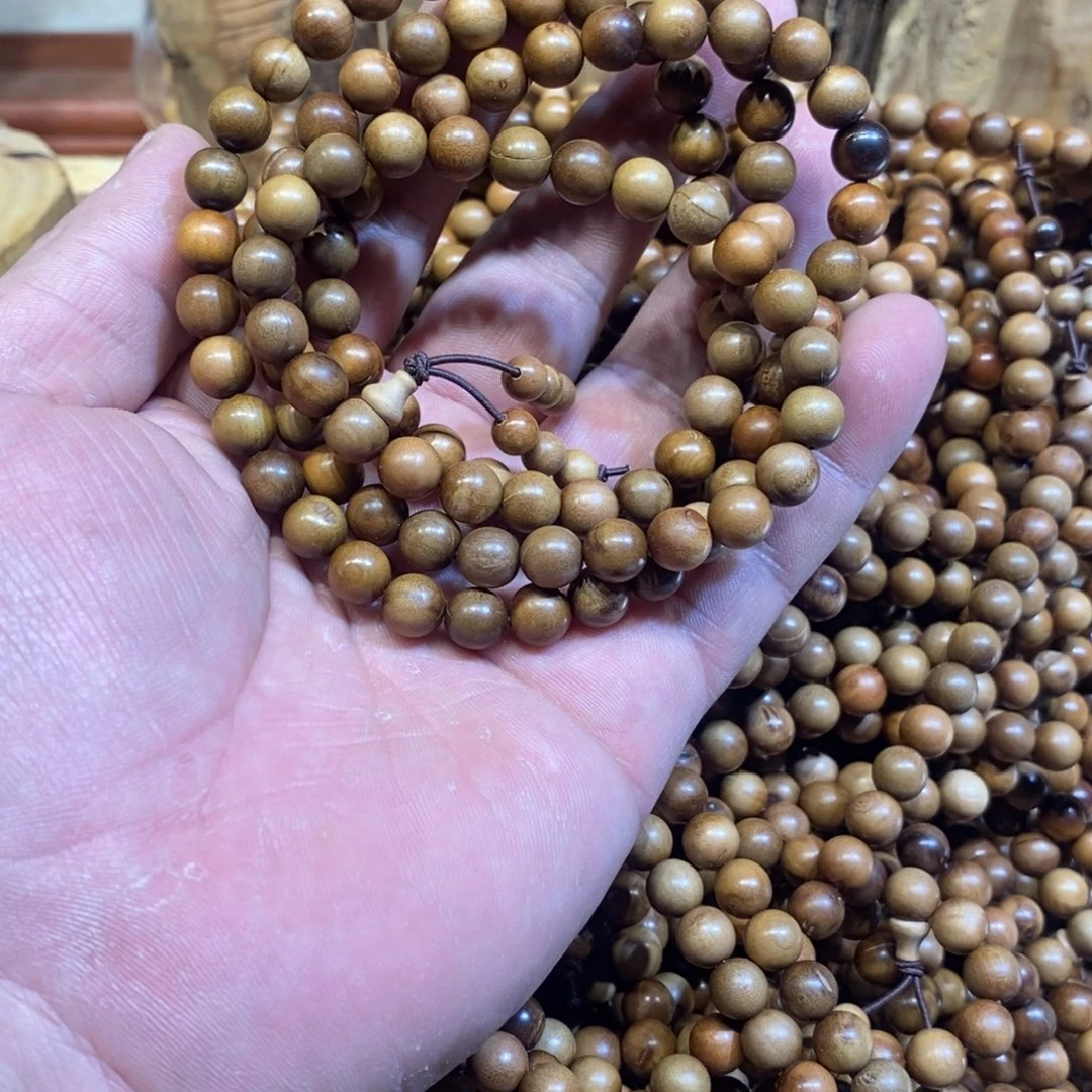 檀香木老山檀香0.8瑕疵108正区保真