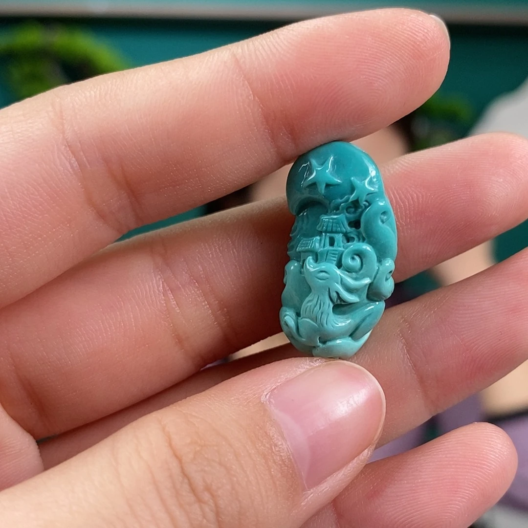 绿松石珠宝奇石未镶嵌