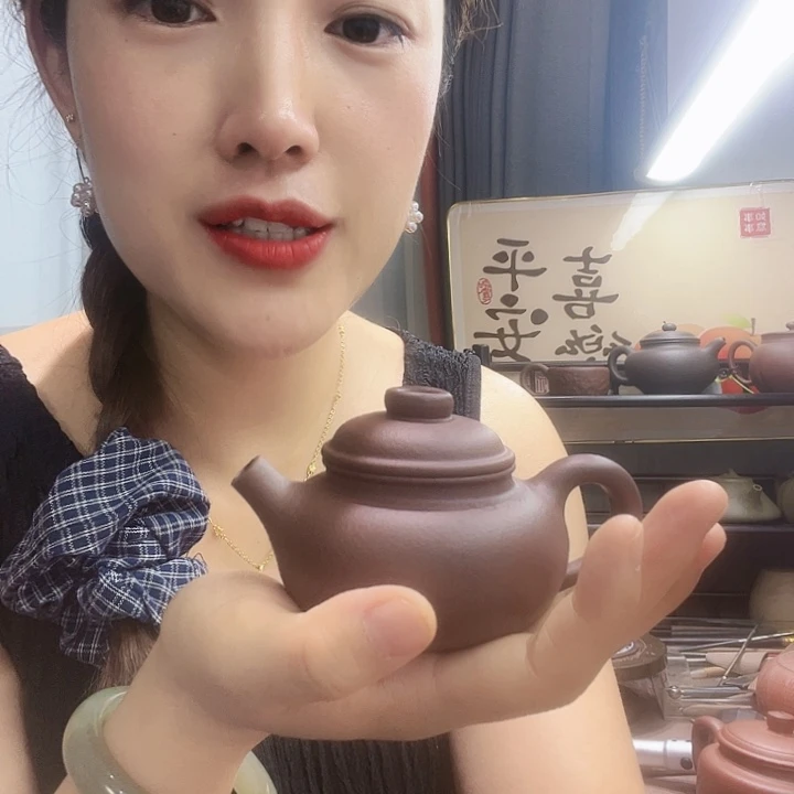 紫砂茶壶微瑕粗砂仿古150cc