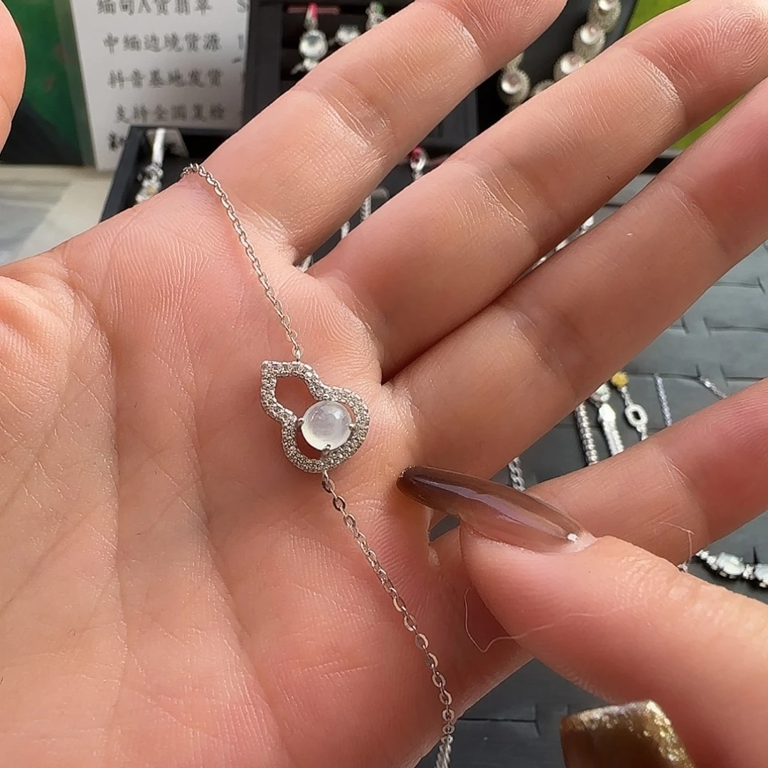 翡翠银S925镶嵌戒指