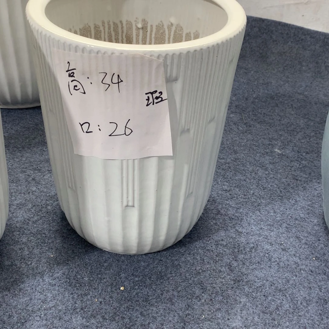 高温陶瓷花盆微瑕