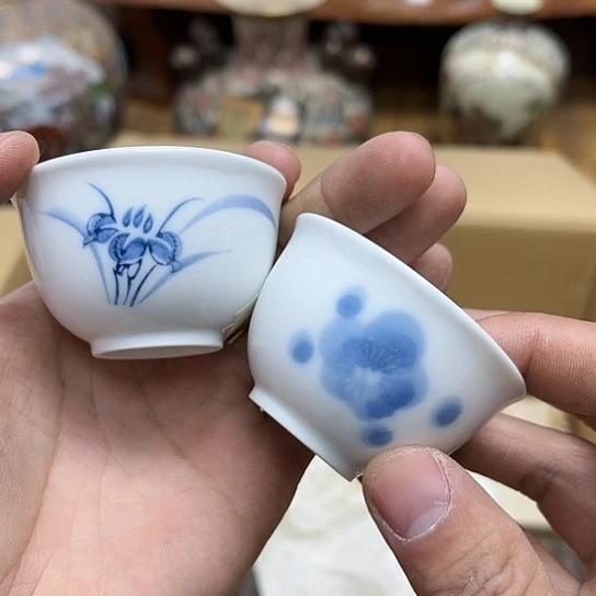 瓷片摆件工艺品瓷器摆件777