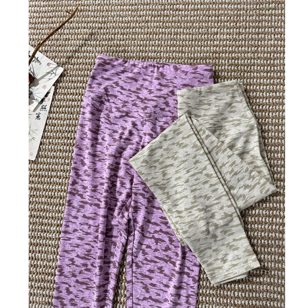 ZR147  秋季印花柔软休闲瑜伽打底裤