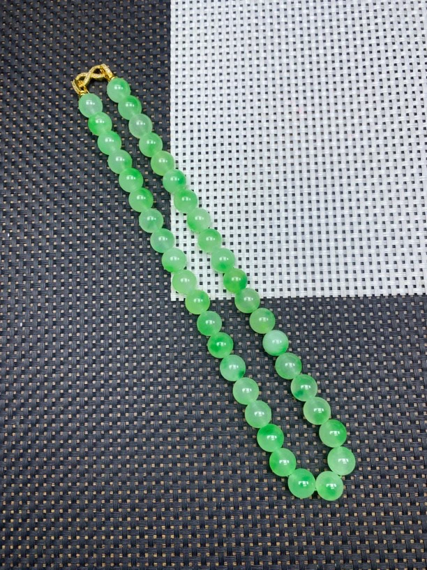 非洲翠独龙12mm项链522