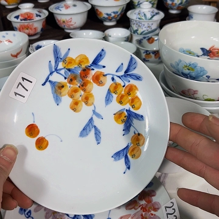 瓷蓝**，景德镇纯手工陶瓷