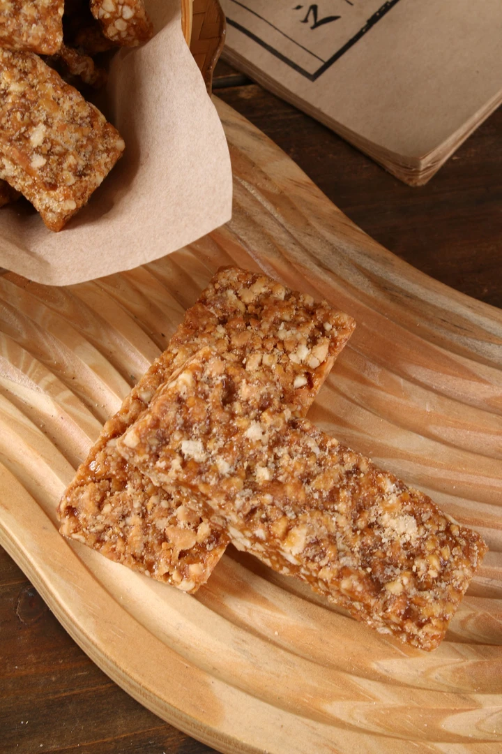 纯手工制作麦芽糖花生酥花生传统手工休闲零食非遗传承制糖工艺