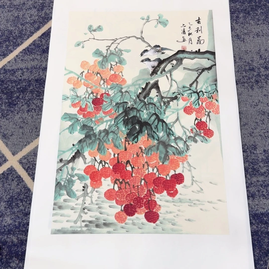 国画国画作品山水花鸟