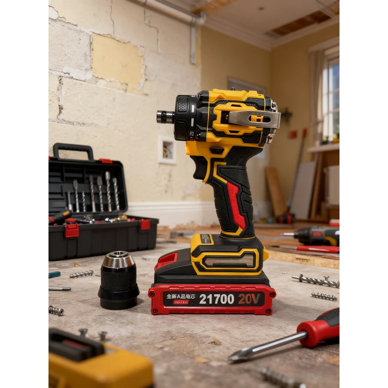《21700系列》铁奇新款脉冲无刷电钻起机子二合一工业级锂电大钢炮