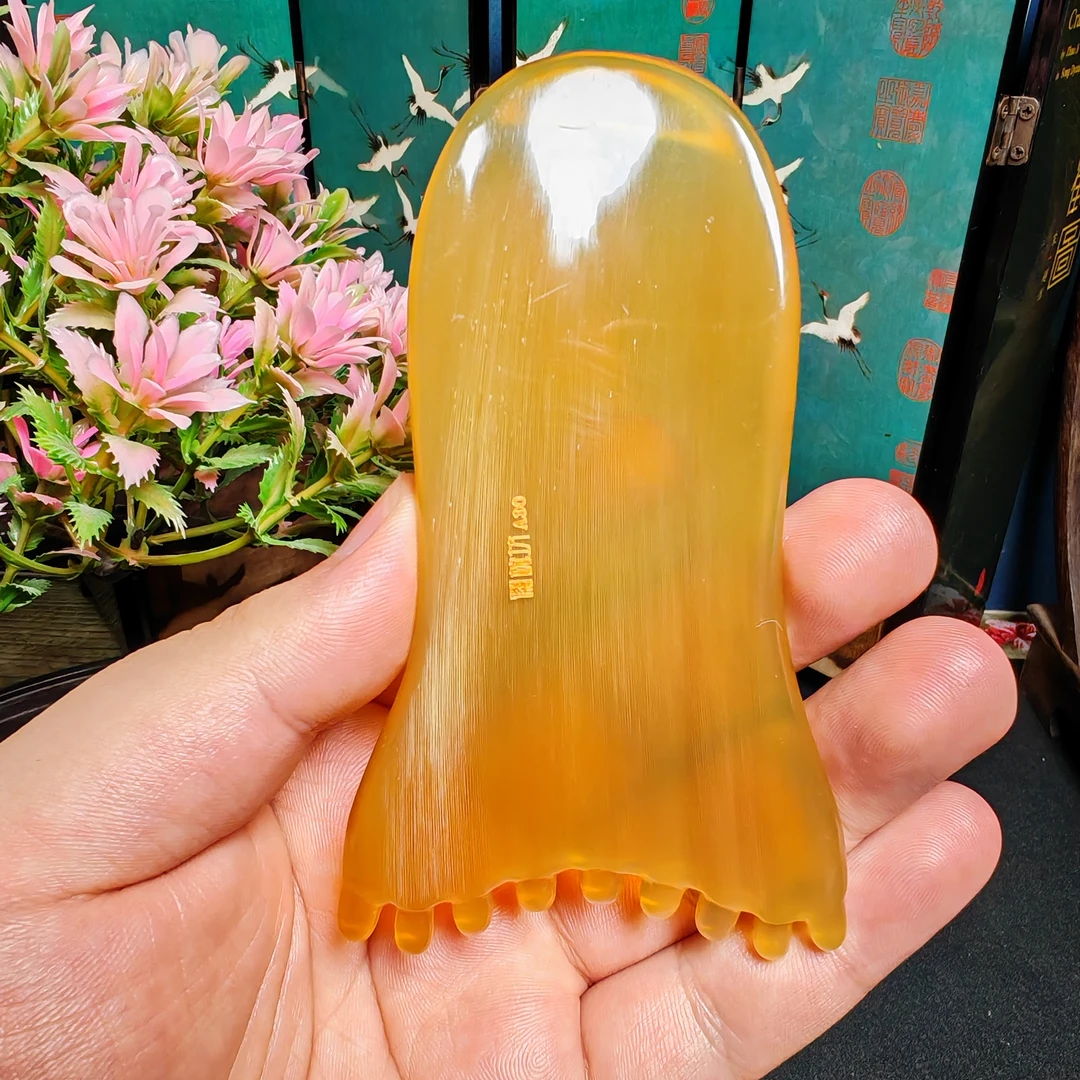 板娘专享白水牛角按摩珠内凹板-415女款