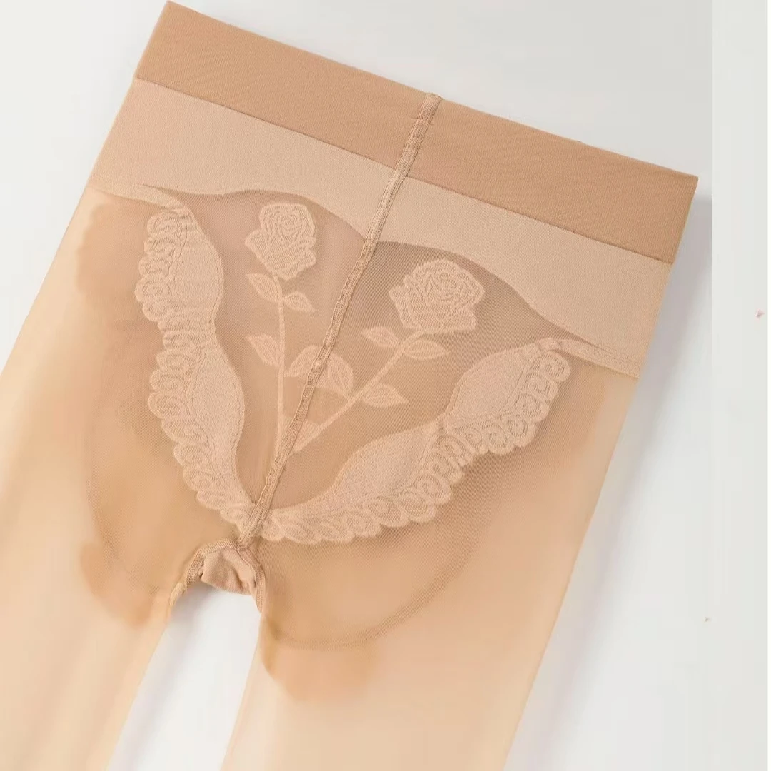 夏季玫瑰任意剪防晒丝袜