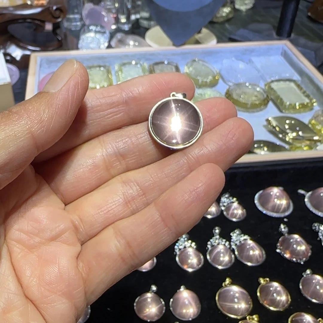 就***男未镶嵌珠宝半成品紫晶