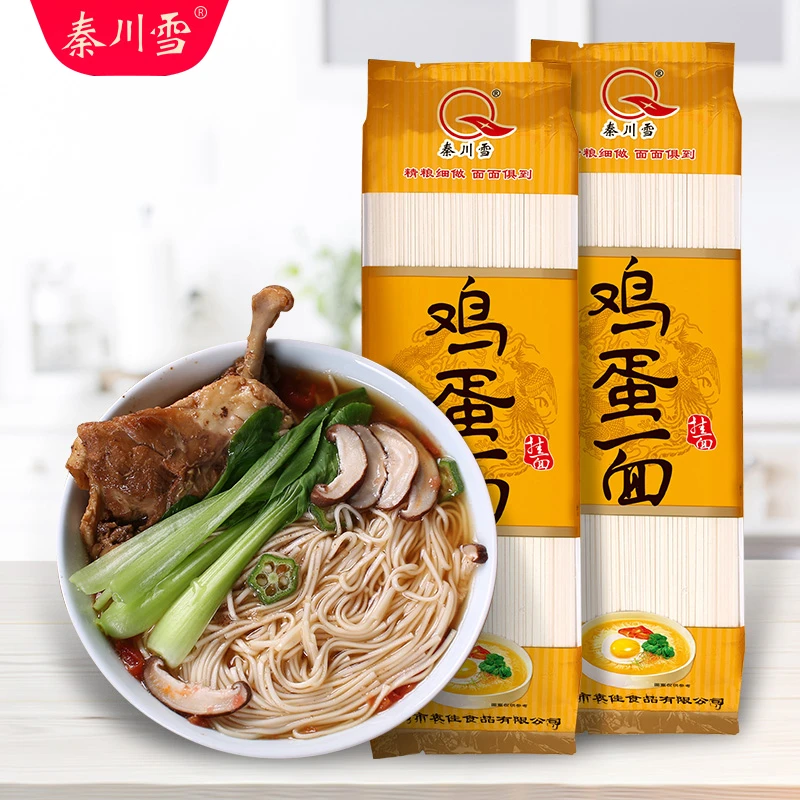 秦川雪鸡蛋面400g*6袋