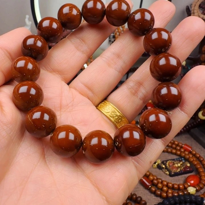 吊坠紫金鼠菩提子手串