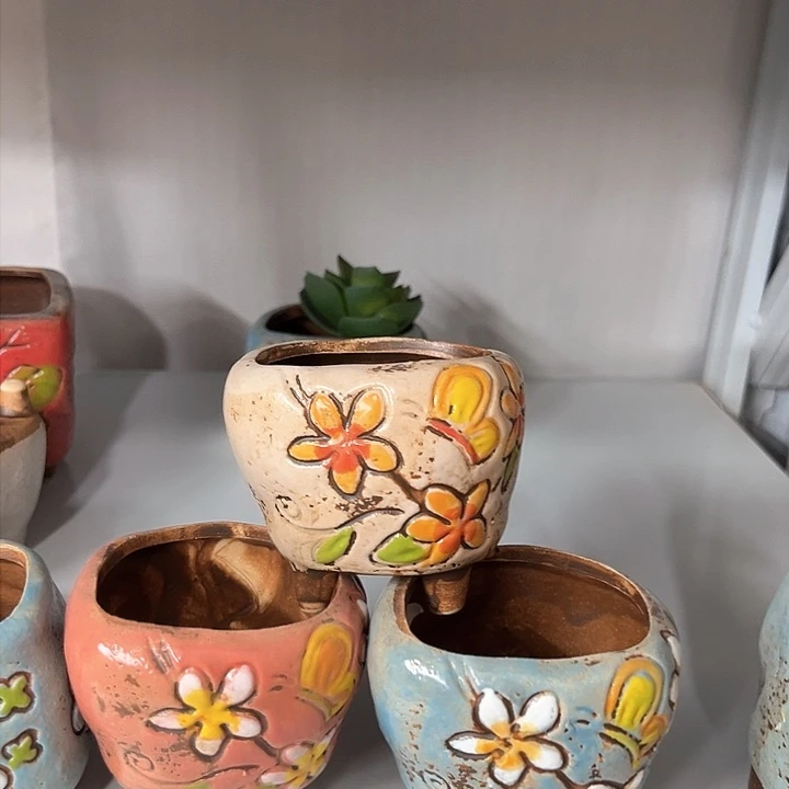 红陶粗陶花瓶粗陶花瓶