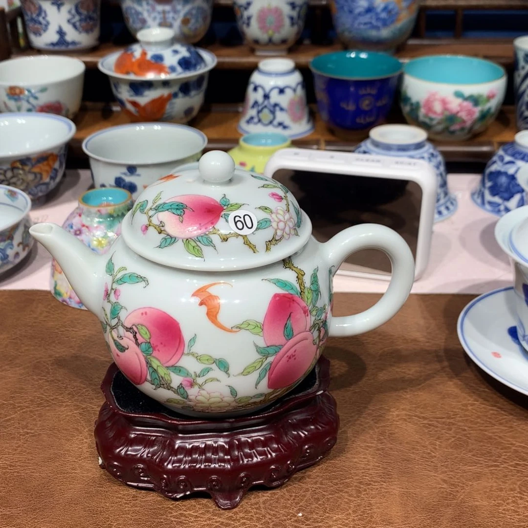 摆件D***M60桃子壶啦啦啦啦啦啦啦