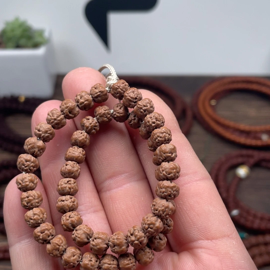 金刚菩提手串巴*鲁臻选佛手单圈