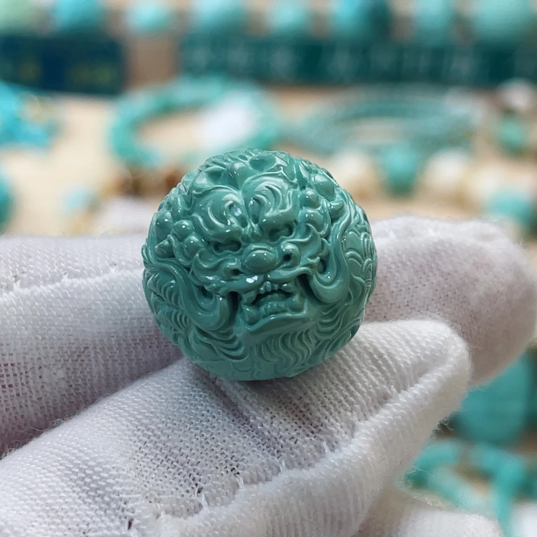 未镶嵌绿松石珠宝半成品17.8