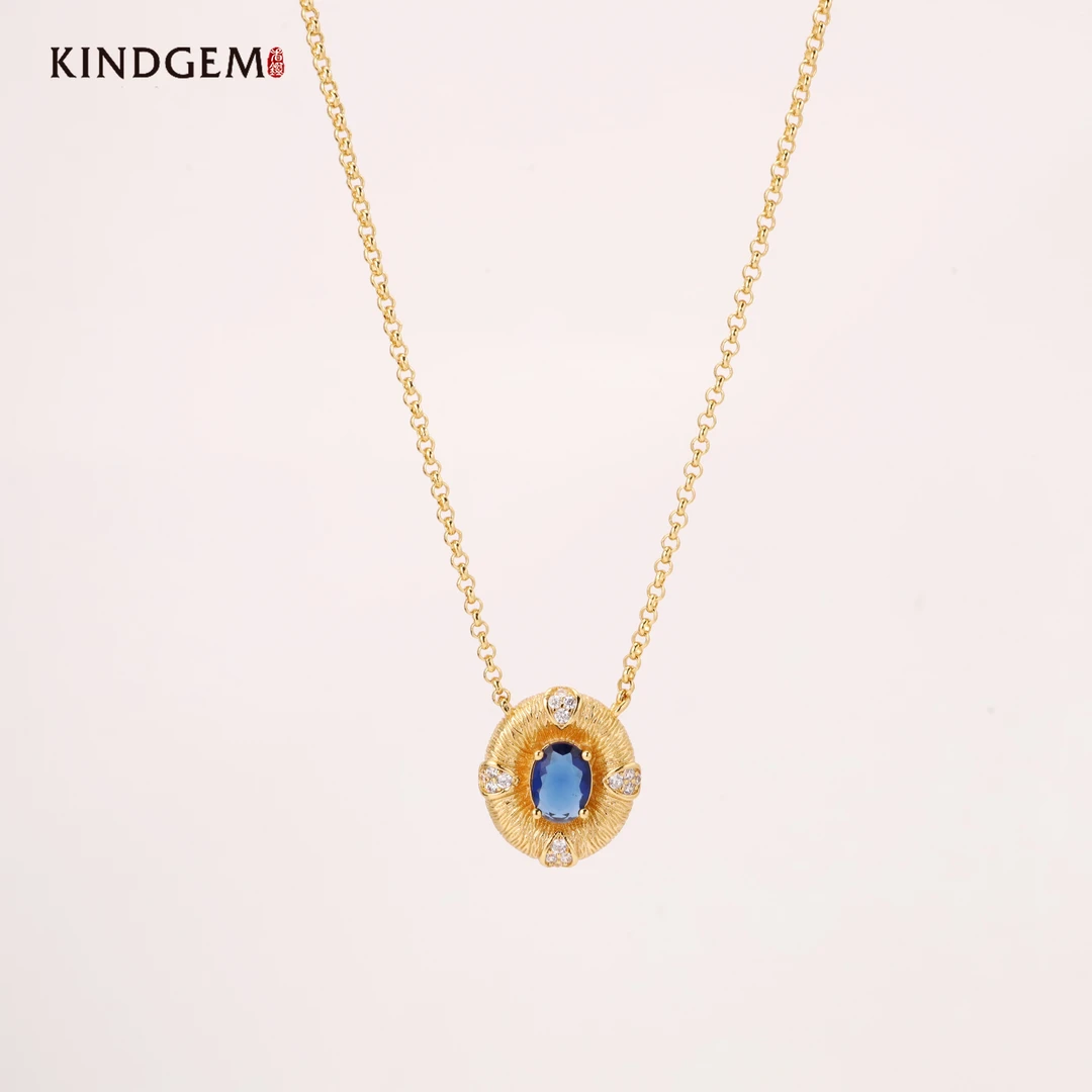 铜合金项链 轻奢个性简约镶嵌时尚气质项链 CS23XMIC-22103