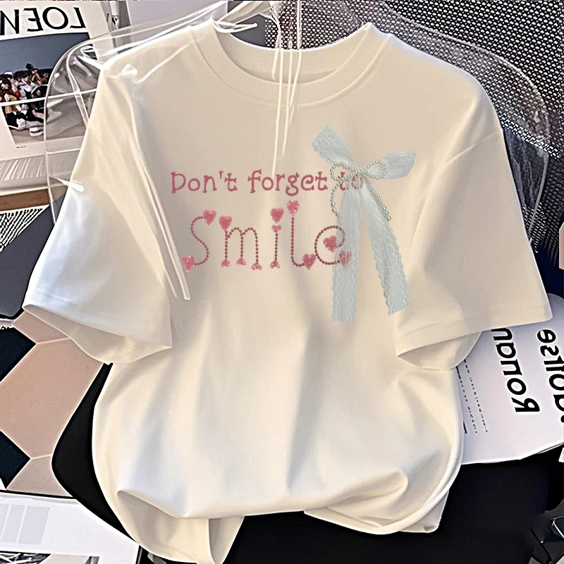 【6-3】2025纯棉男女同款纯棉T恤短袖t恤学生夏季ins潮牌潮印花