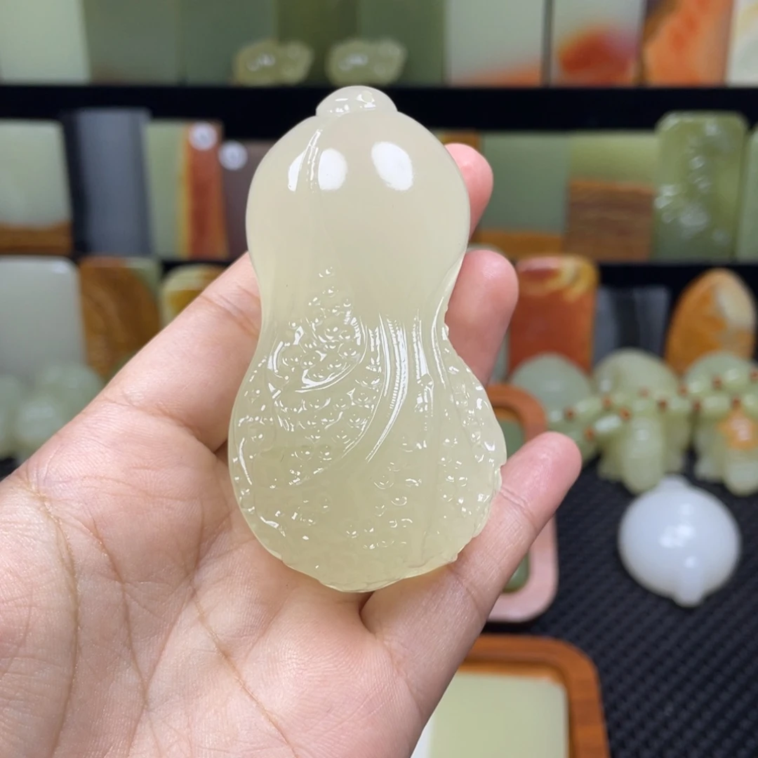 石头M****i白菜手把件