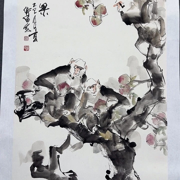 水彩书画作品多次