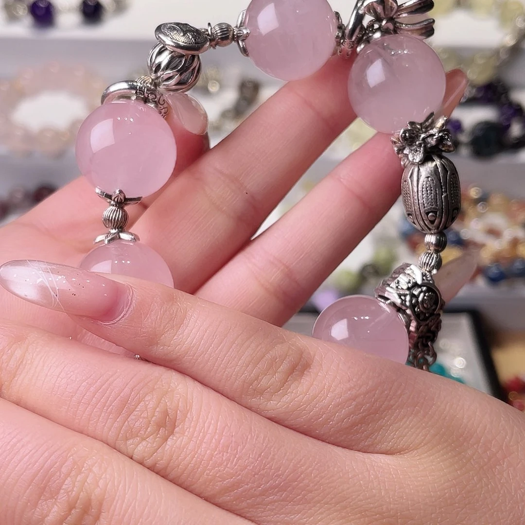 水晶手链合金李*尺寸