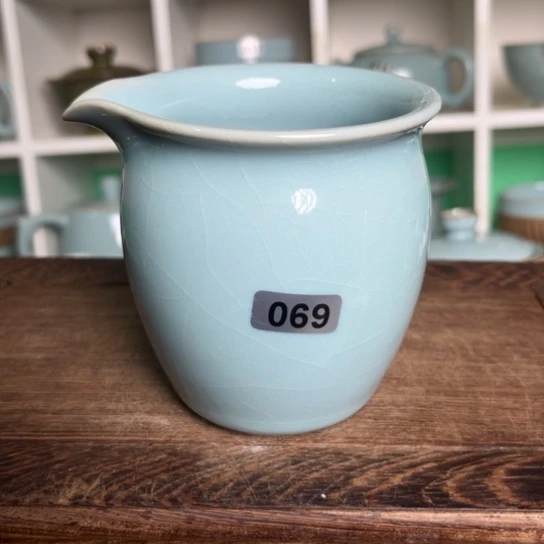 杯069天青釉公道杯一级品