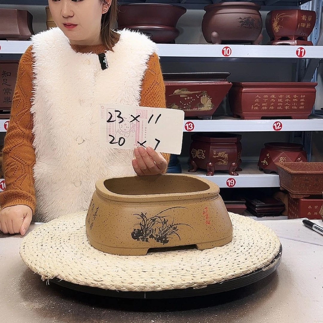 紫砂花盆紫砂花盆