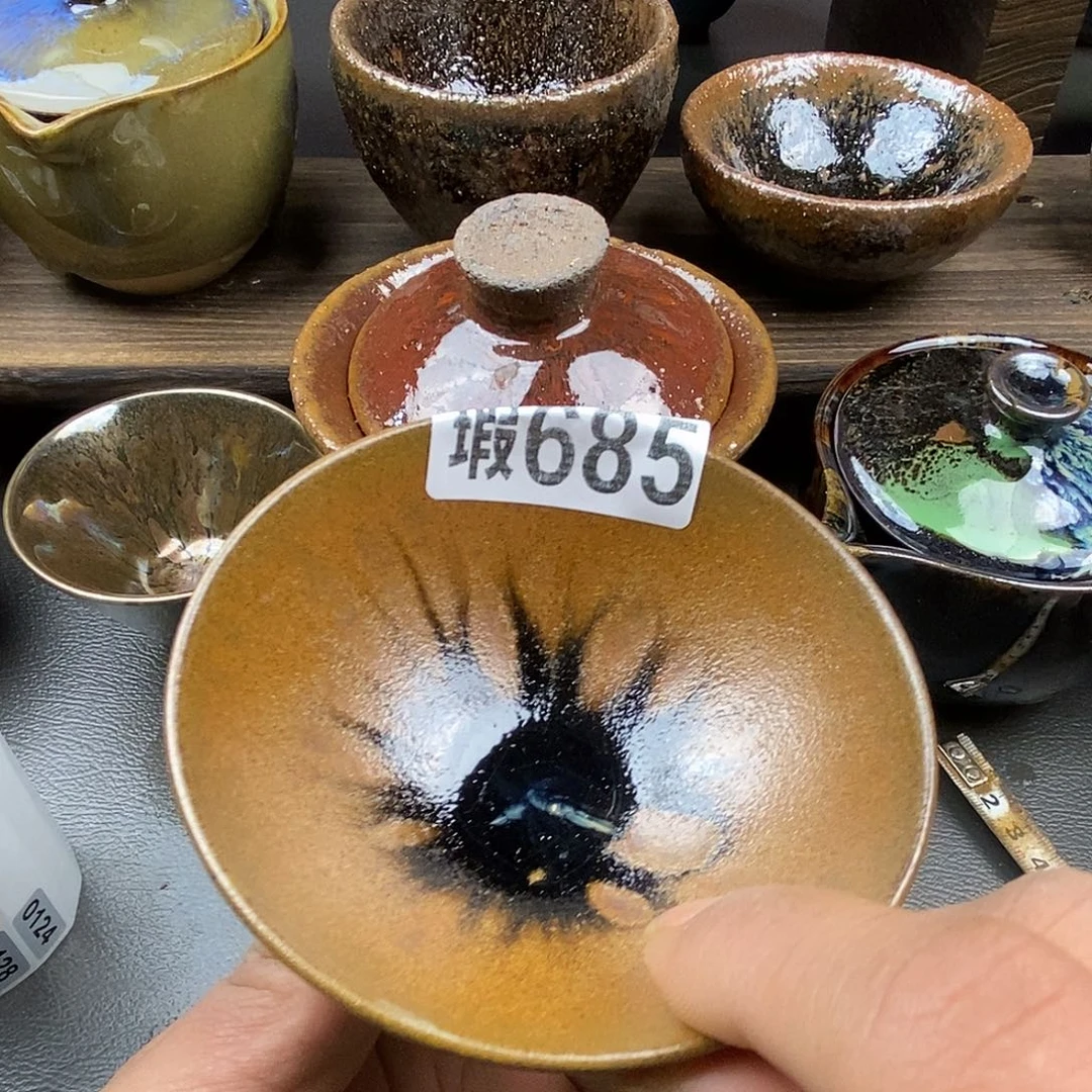 茶盏微瑕建盏主人杯子
