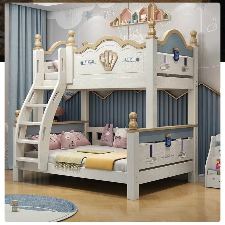 全实木樱桃木上下床双层床两层子母床双人高低床上下铺木床儿童床