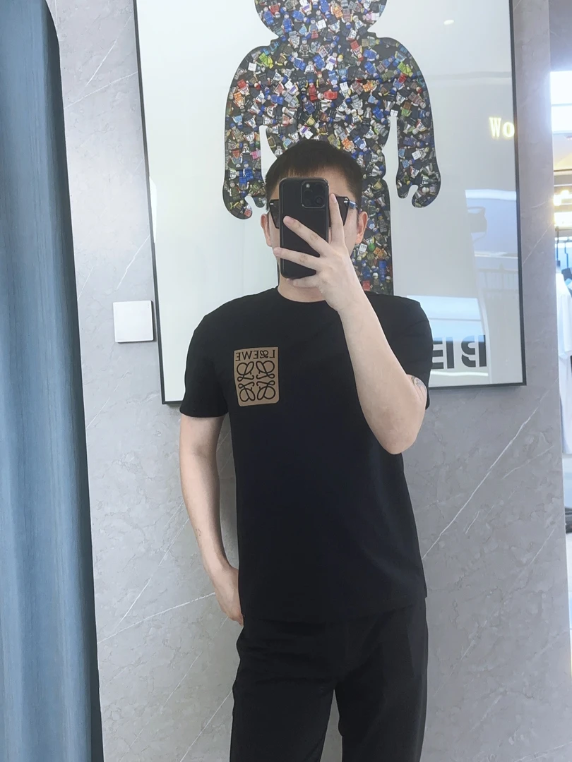 欧货男士夏季2025新款潮牌简约精梳液氨棉T恤吸汗透气短袖3204