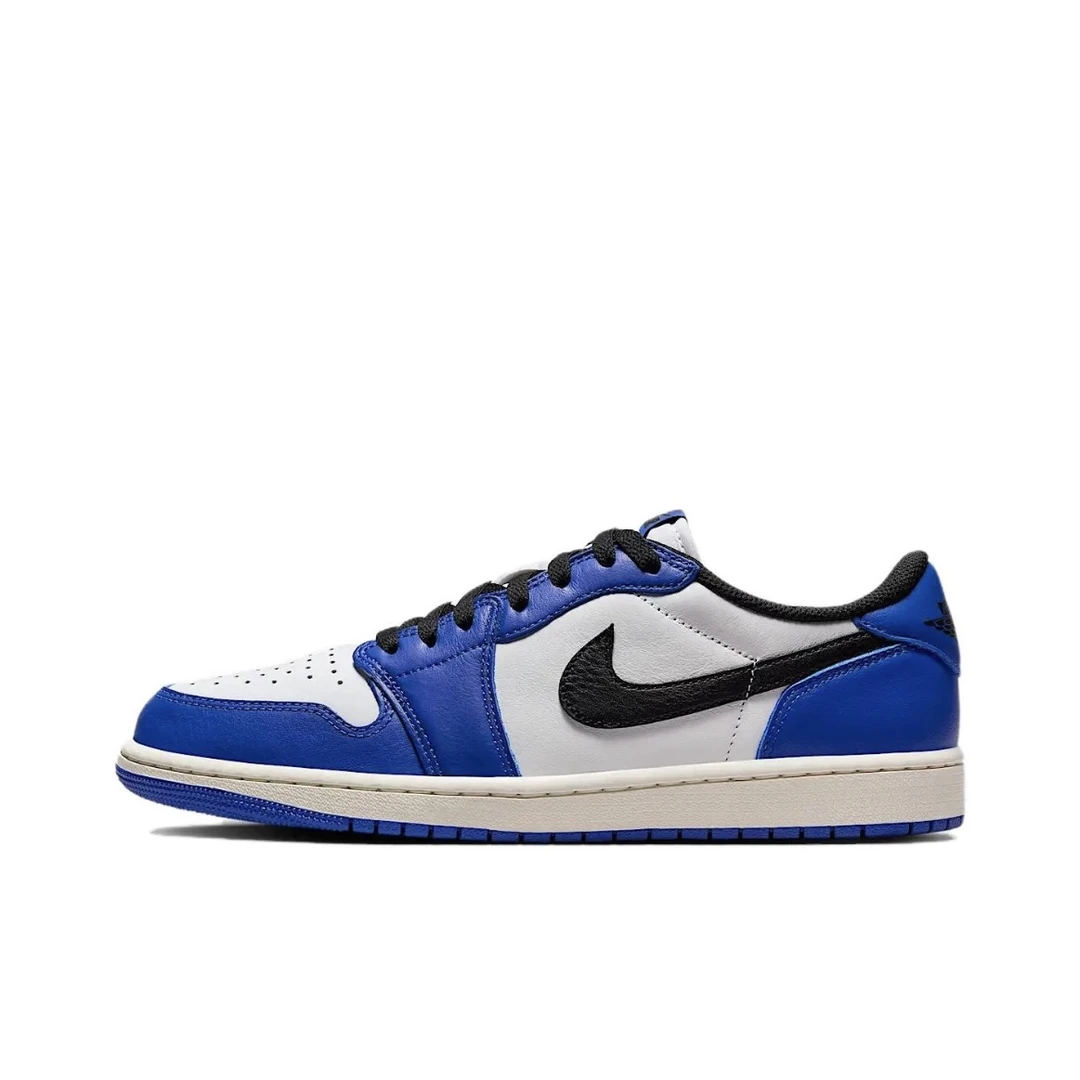NIKE/耐克aj1低帮蓝白黑复古户外运动鞋子CZ0790140