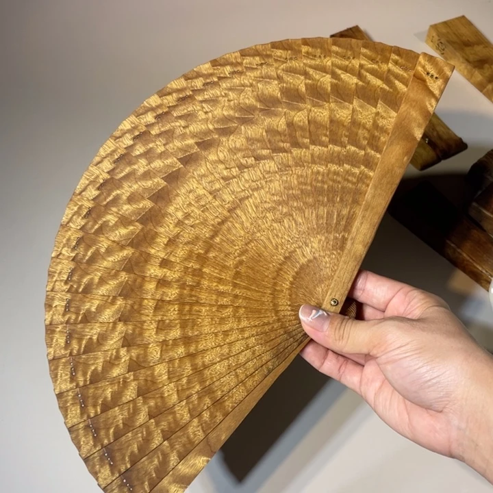 金丝楠苏扇金丝楠折扇18