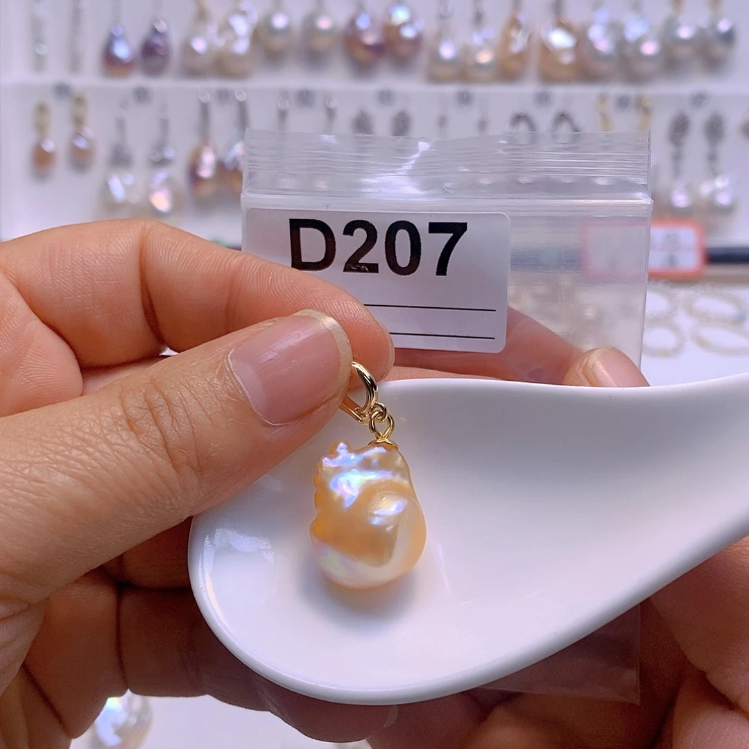 淡水珍珠颈饰银S925镶嵌