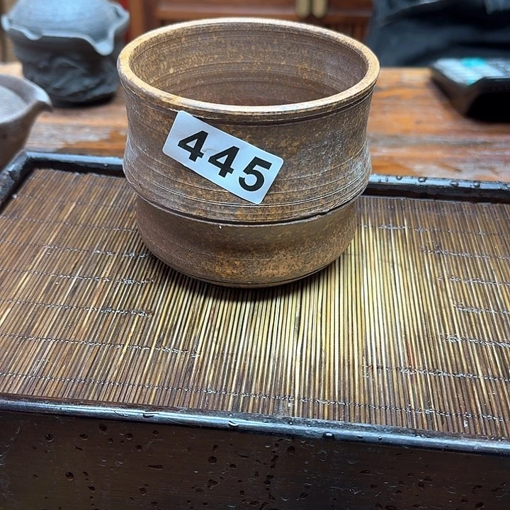 纯手工制作粗陶茶具小***花