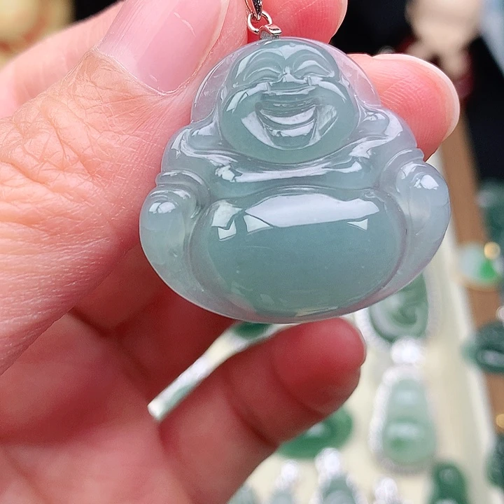 颈饰未镶嵌翡翠吊坠