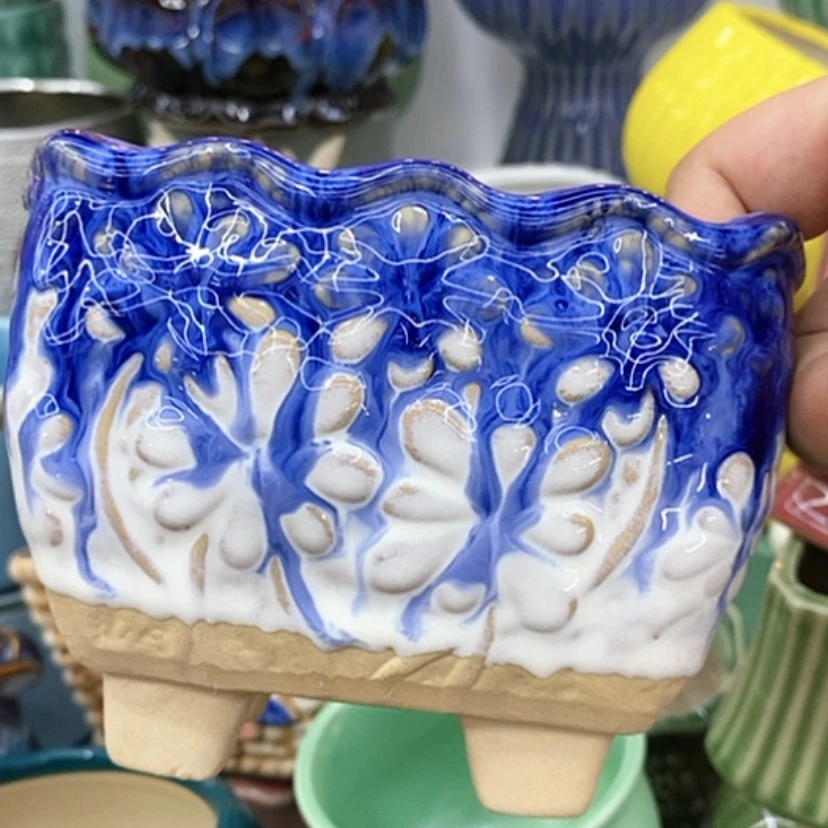 【闪购商品】多肉植物陶瓷花盆