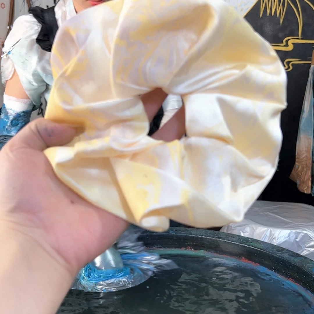157圆饼发圈手作饰品