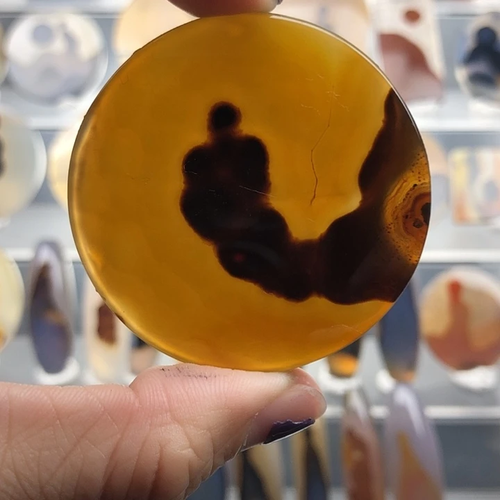 玛瑙/玉髓未镶嵌颈饰173