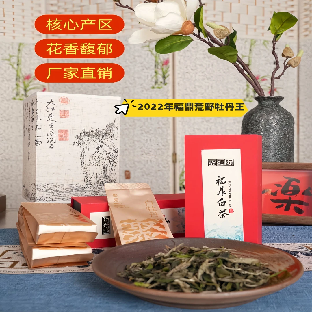 福建白茶高山荒野白牡丹特级牡丹王花香醇厚精选春茶30g日便携装