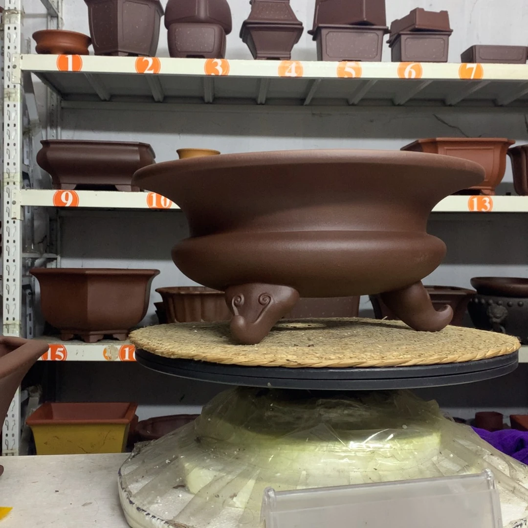 紫砂花盆宜兴紫砂花盆包邮