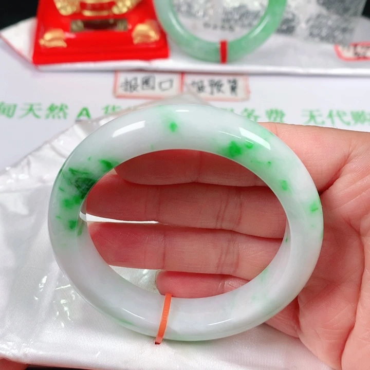 未镶嵌手镯翡翠   编号1033 正圈55-56